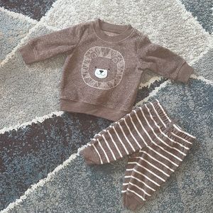 EUC carters winter fleece outfit
